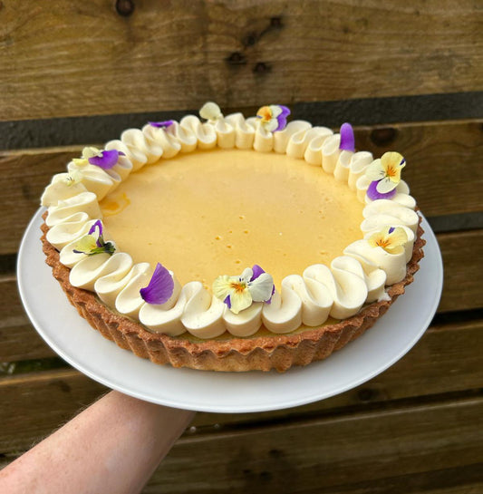 Lemon & Vanilla Cream Tart - 10 Inch