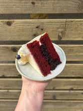 Load image into Gallery viewer, Red Velvet and Blueberry Cake - 8 Inch 2 Layers
