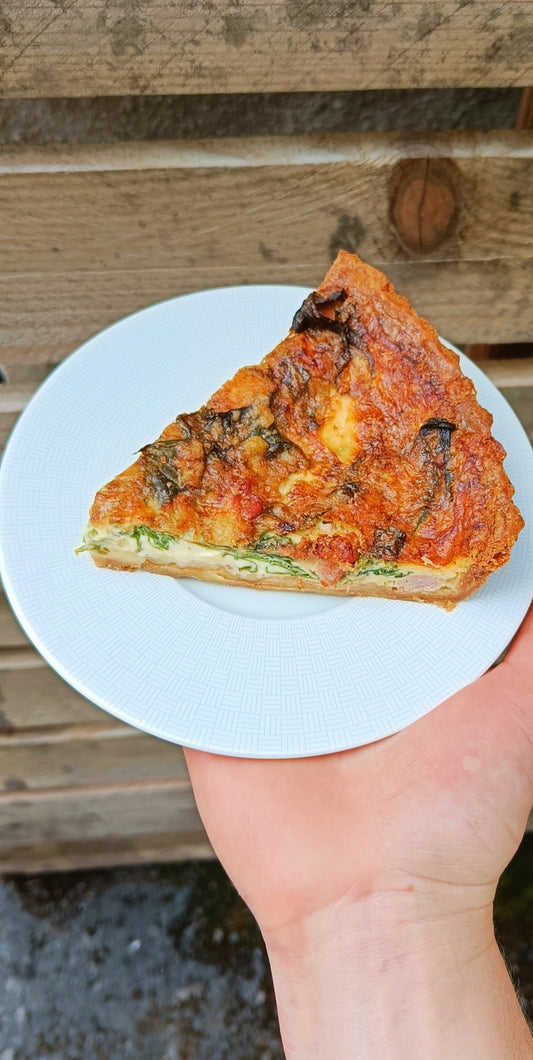 Quiche: Honey Roasted Sprouts, Whipped Feta, Walnuts- 10 Inch Tart