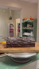 Load and play video in Gallery viewer, Christmas: Chocolate &amp; Salted Caramel Yule Log
