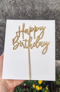 Happy Birthday Cake Topper