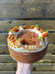 Apple & Caramel Madeira Cake - 8" 1 layer