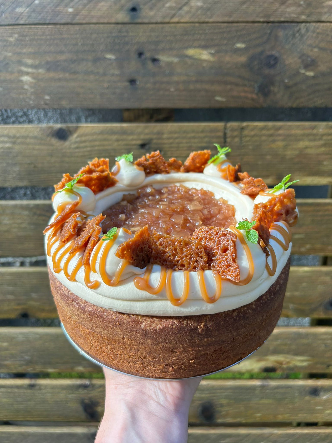 Apple & Caramel Madeira Cake - 8