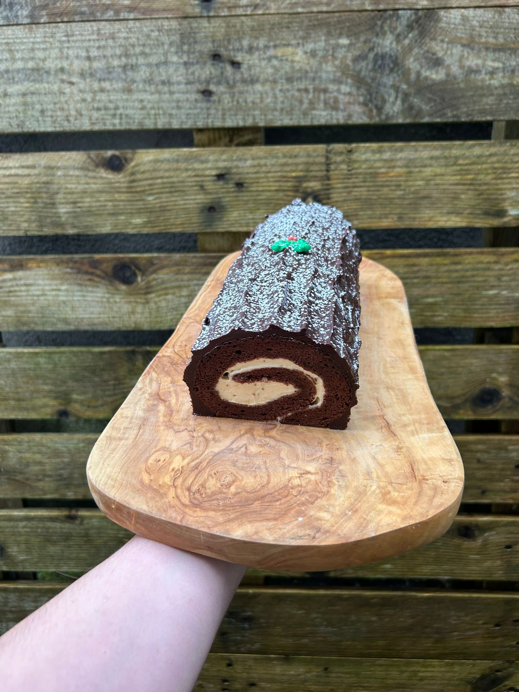 Christmas: Chocolate & Salted Caramel Yule Log